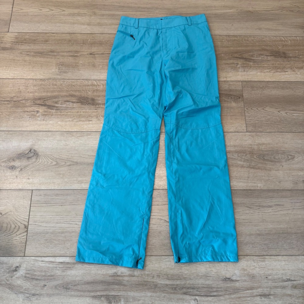 GAP Blue Hiking Pants Womens 4 Poly Nylon Spandex Stretch Outdoor Gorpcore EUC